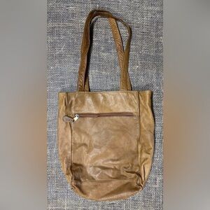 Barganza Genuine Leather Purse Outside Zip Pocket Inside Pocket Vintage